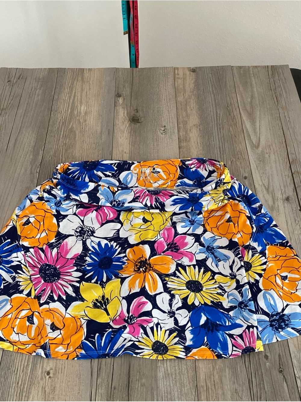 IBKUL Skort Women’s Floral UPF 50+ Athletic Golf Tennis Bursting Color Medium